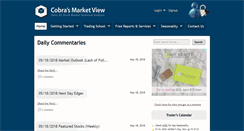 Desktop Screenshot of cobrasmarketview.com