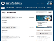 Tablet Screenshot of cobrasmarketview.com